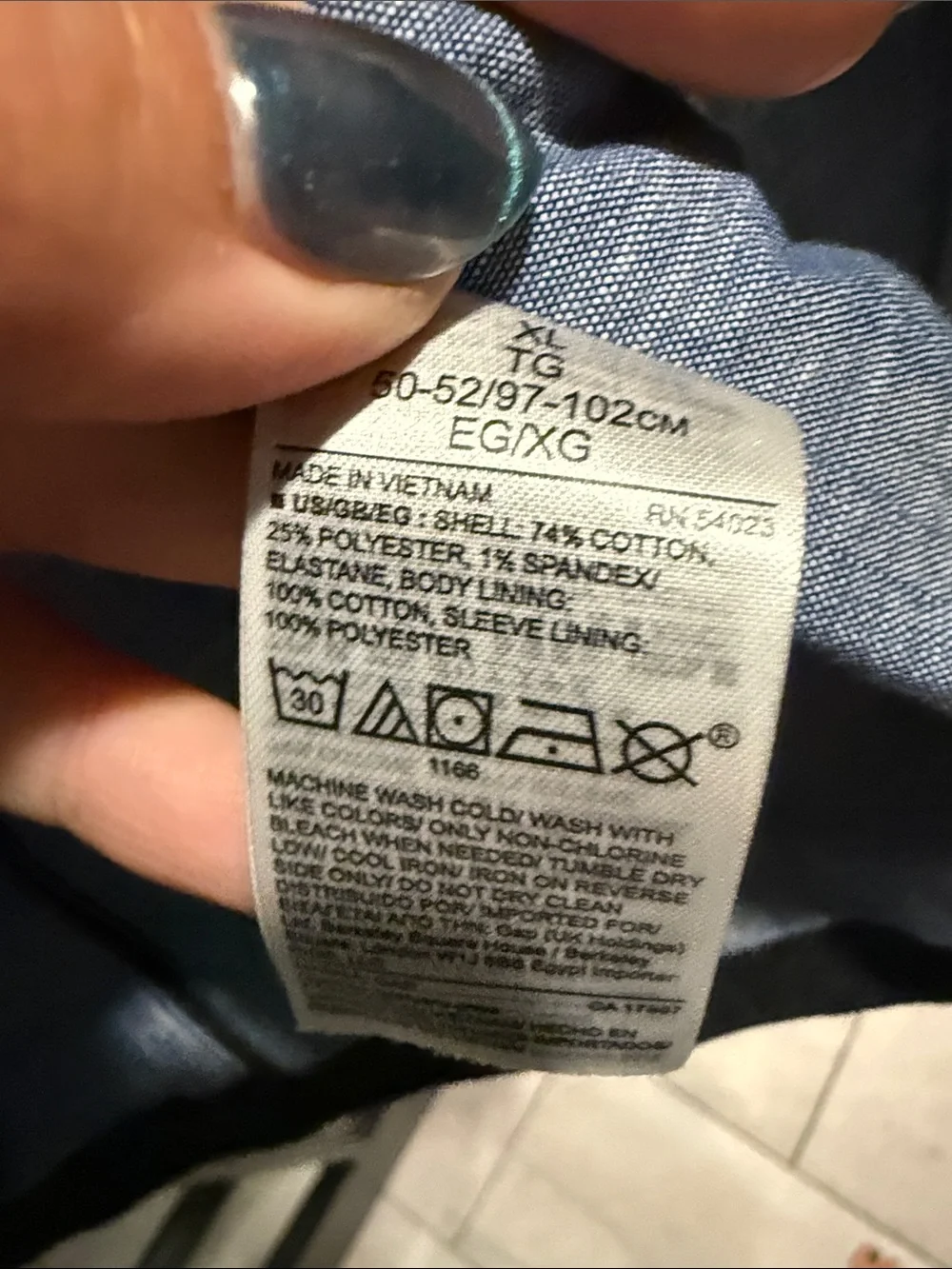 GAP Men's Charcoal Gray Blazer